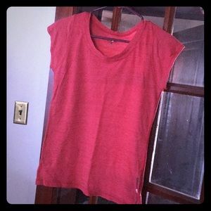 Red Reebok CrossFit athletic top